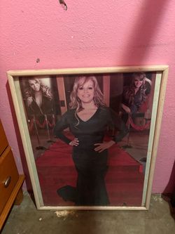 Large Framed Celebrity Photo Print