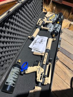 Paintball Set - Paintball Guns, Tube Magazines, etc