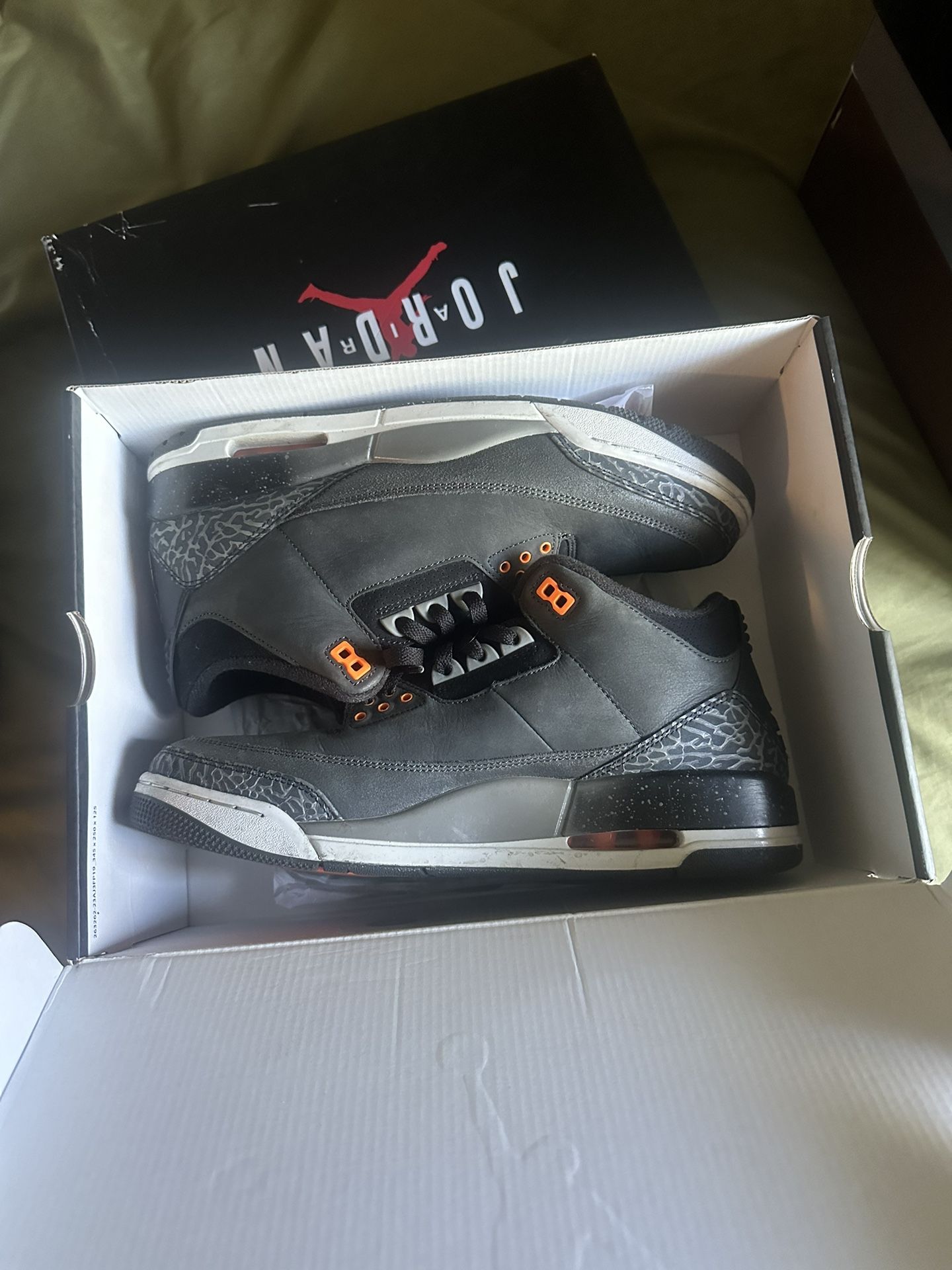 Jordan 3  Fear Size 12