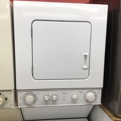 Whirlpool 24” Stackable Washer And Dryer. 1 year Warranty 