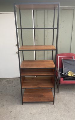 Wood And Steal Shelf