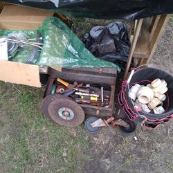 This Is All Plumbing Stuff Stuff That I Do Not Need Seen As In The Picture Everything Goes Including The Toolbox And Miscellaneous Tools Miscellaneous