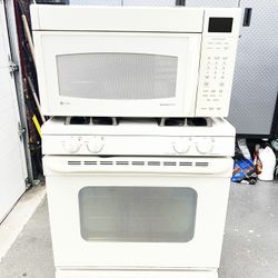 GE Range And Microwave- Used !