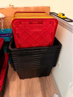 12 27 gallon Storage boxes