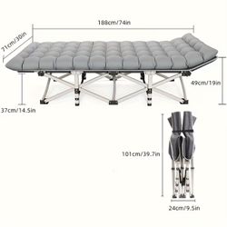 400 -pound Load-bearing Folding bed