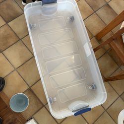 2x Flat Sliding Storage Bins