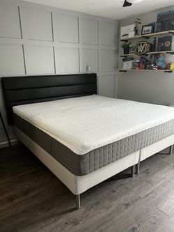 Ikea King Bedframe w/ headboard 