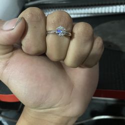 VVS1 Moissanite Diamond 1ct Ring 