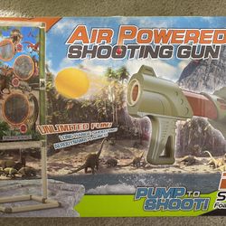 Air Powered Shooting Gun w/24 soft foam balls