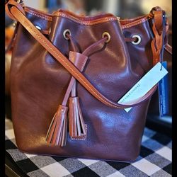 Dooney And Bourke Florentine Tasha Drawstring