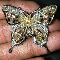 Vintage Buterfly Brooch