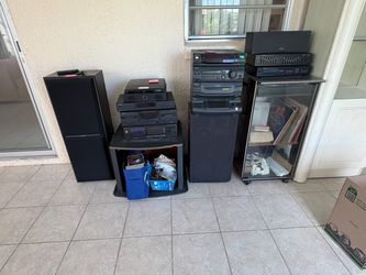 Sony & Kenwood Home Stereo System Lot