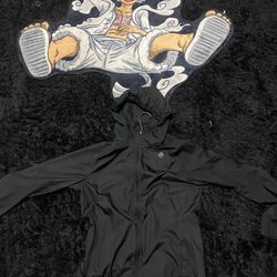 Black Adidas Windbreaker