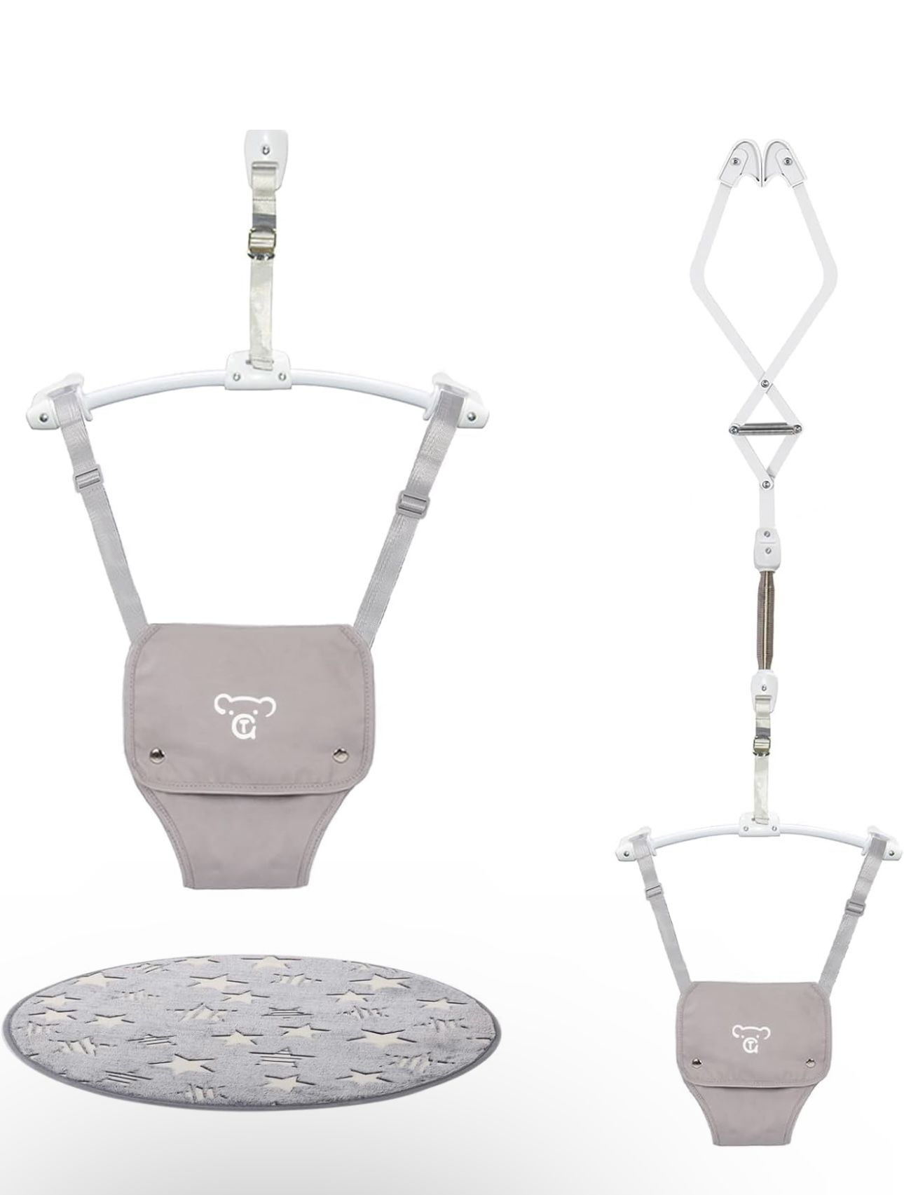 Baby Jumper Doorway with Adjustable Strap, Protable Baby Jumpers and Bouncers, Easy to Assemble