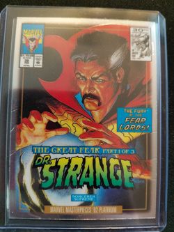 marvel trading card