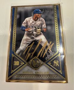 Miguel Andujar Topps Museum Collection Auto 03/10