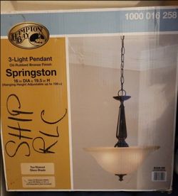 Hampton Bay 3-light Pendant