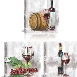 3 Panel Paintings 12"*12"