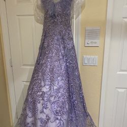 Purple Prom dress new 