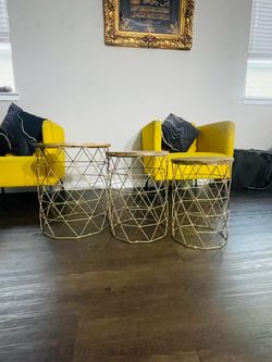 3 set side tables