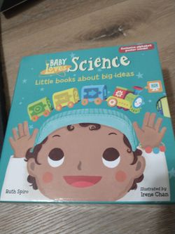 Baby loves science books