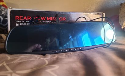 Rearview mirror data recorder.