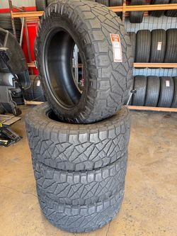 LT 35X12.50R20 NITTO RECON GRAPPLER A/T full tires set