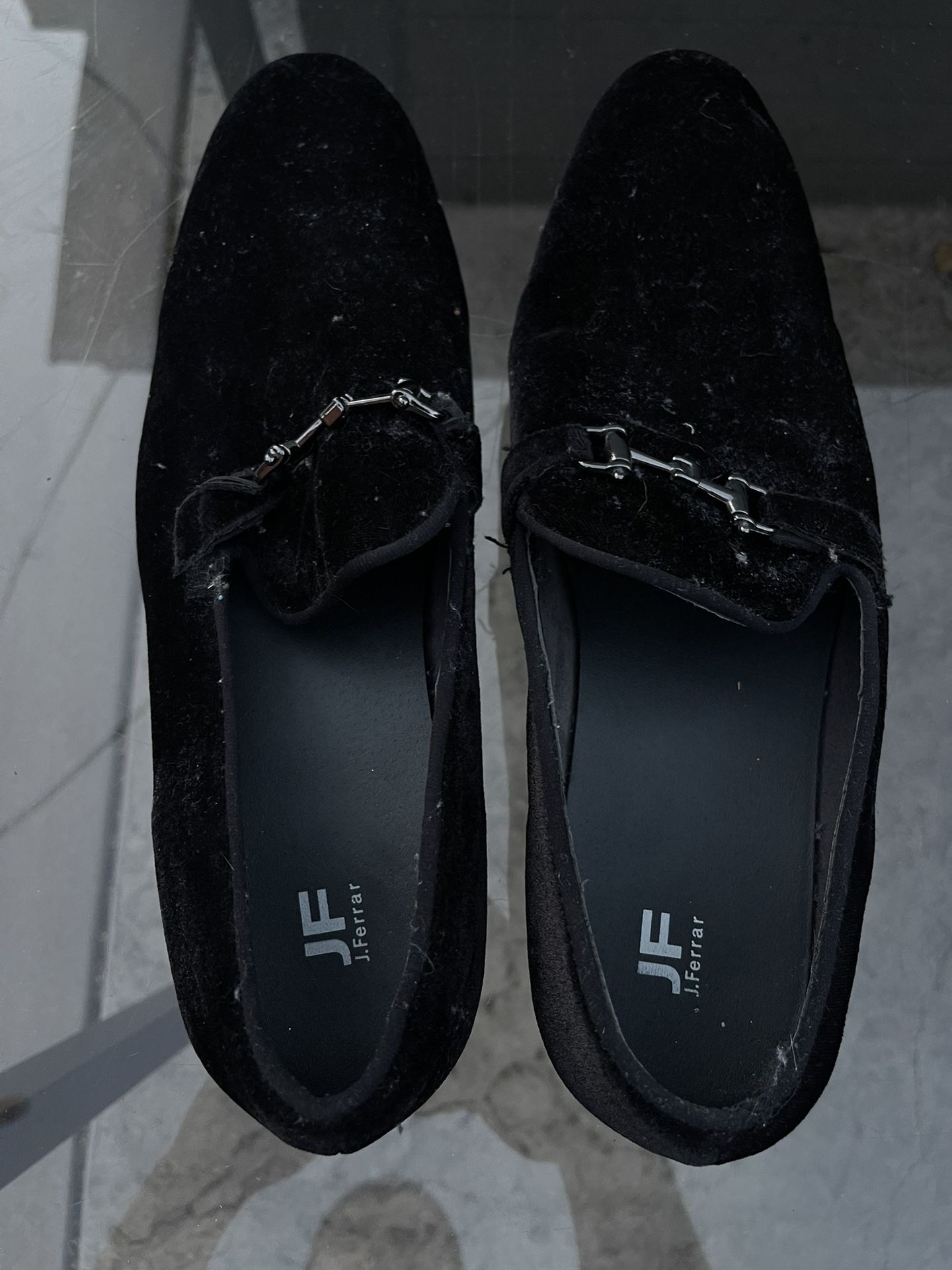 JF Velvet Slip-On Dress Shoes