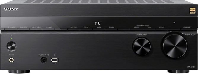 Sony 8K 7.2-ch A/V Receiver. Dolby Atmos, Bluetooth, WiFi, Apple AirPlay. Remote control included