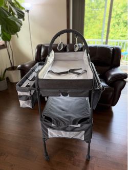 Baby Changing Table with Drawers – Folding & Adjustable Height – OBO