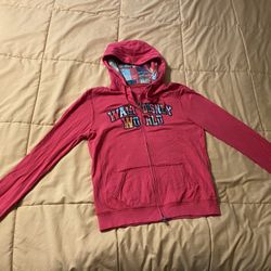 Disneyland Walt Disney World Girls M Jacket With Zipper /Hood