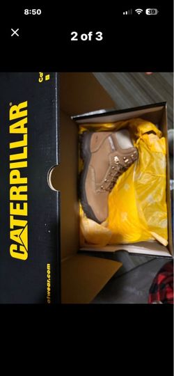 Carter pillar Woman’s Work boots steel toe. $87 each or obo.
