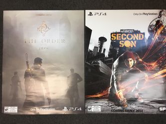 Collectible PS4 double-sided posters