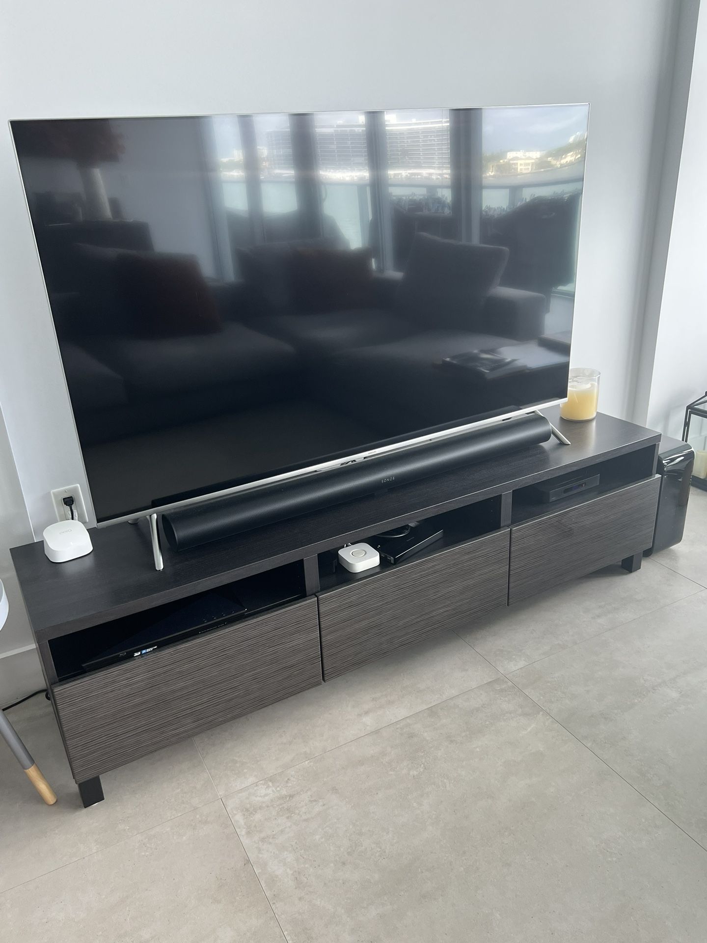 TV Unit with drawers high gloss - Bësta