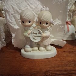 Precious Moment "God Blessed Our Years Together With So Much Love And Happiness"