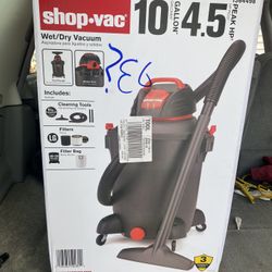 Brand New (unopened) 10 Gallon Wet/Dry Shop Vac