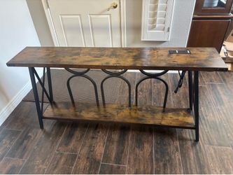 Brand New Console Table with Charging Station
