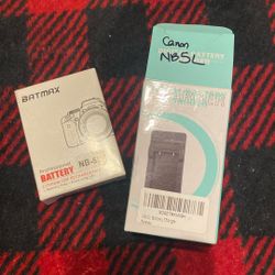 Canon NB5L Battery And Charger
