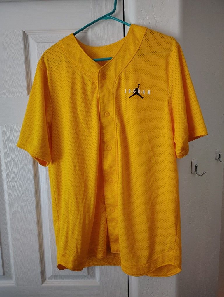 ordan Air Jordan Taxi Mesh Baseball Jersey Size L. $ 50.00