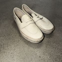 Vans Style 53 DX White Croc Loafers