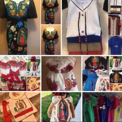 Vestidos Mexicanos Dama y Niña, Trajes de Juan Diego, Guayaberas 🇲🇽 Traditional Mexican Clothing, Kids & Adults