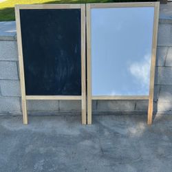 Chalkboard And Dryer Erase Board 