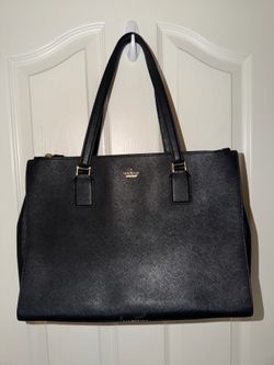 Kate Spade New York Black Leather Tote **LIKE NEW**