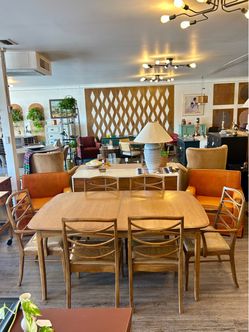 MCM Dining Set / Mid-Century / Ladder Back Chairs / Vintage!