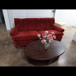 Beautiful Red Sofa
