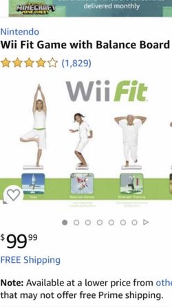 We fit Nintendo balance board