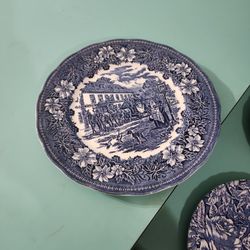 Coaching Taverns Collectible Plate