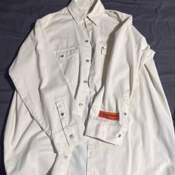 Heron Preston Oversize Shirts Jacket Sz L Like New