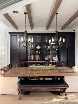 Pair of Savoy House Alsace 6-Light Chandeliers – French Country Farmhouse