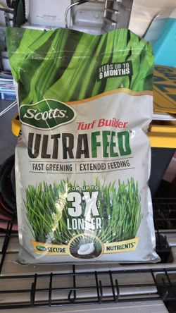 Turfbuilder grass seed fast greening extended feeding